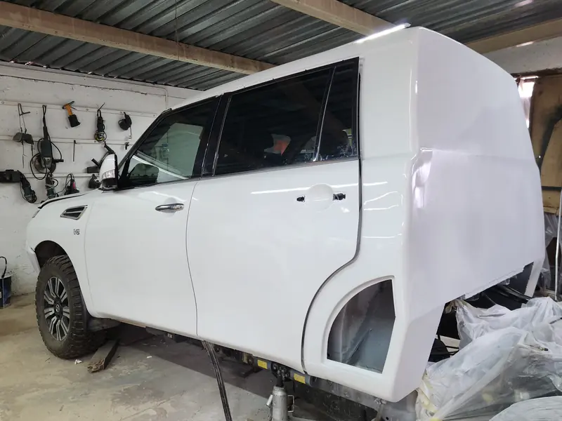 Land Cruiser 200 Series mid conversion in the workshop