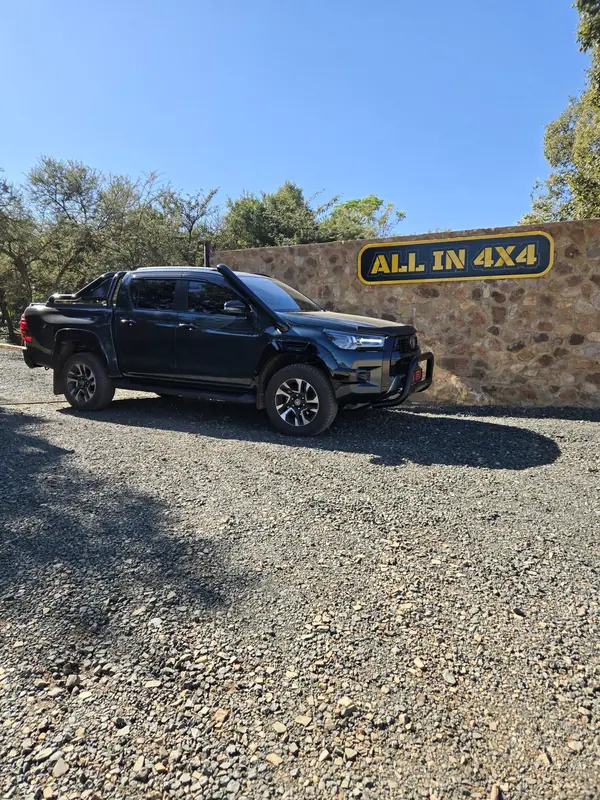 Toyota Hilux fitted with an All In 4x4 stainless steel snorkel